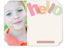 Big Bright Hello Children's Personalized Stationery