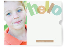 Big Bright Hello Children's Personalized Stationery
