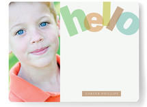 Big Bright Hello Children's Personalized Stationery