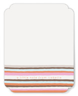 Vogue Stripes Children's Personalized Stationery