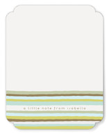 Vogue Stripes Children's Personalized Stationery