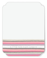 Vogue Stripes Children's Personalized Stationery