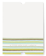 Vogue Stripes Children's Personalized Stationery