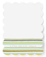 Vogue Stripes Children's Personalized Stationery