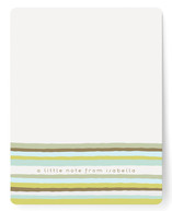 Vogue Stripes Children's Personalized Stationery