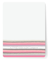 Vogue Stripes Children's Personalized Stationery