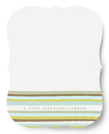 Vogue Stripes Children's Personalized Stationery