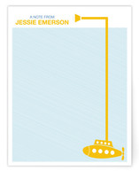 Yellow Submarine Children's Personalized Stationery