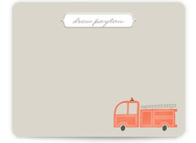 Fire Engine Children's Personalized Stationery