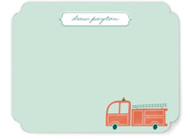 Fire Engine Children's Personalized Stationery