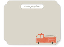 Fire Engine Children's Personalized Stationery