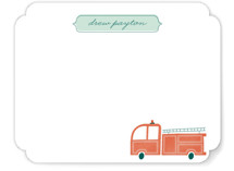 Fire Engine Children's Personalized Stationery