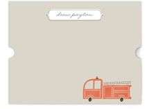Fire Engine Children's Personalized Stationery