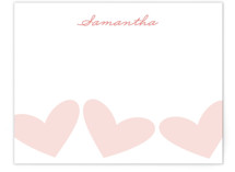 Sweet Hearts Children's Personalized Stationery