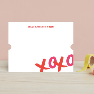 XOXO Children's Personalized Stationery