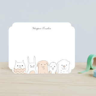 Peanut Gallery Children's Personalized Stationery