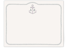 Girls like Anchors Children's Personalized Stationery