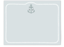 Girls like Anchors Children's Personalized Stationery
