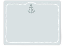 Girls like Anchors Children's Personalized Stationery