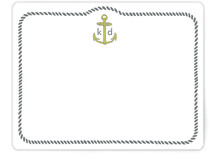 Girls like Anchors Children's Personalized Stationery