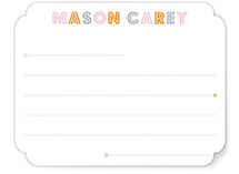 Budmo Dots and Lines Children's Personalized Stationery