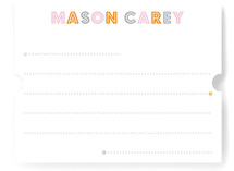 Budmo Dots and Lines Children's Personalized Stationery