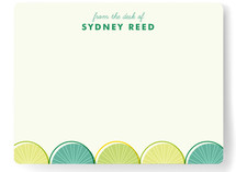 Citrus Scallopini Children's Personalized Stationery