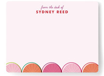 Citrus Scallopini Children's Personalized Stationery