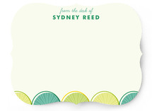 Citrus Scallopini Children's Personalized Stationery