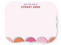 Citrus Scallopini Children's Personalized Stationery