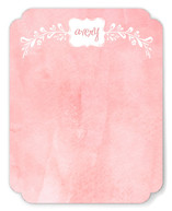 Watercolored Flower Frame Children's Personalized Stationery