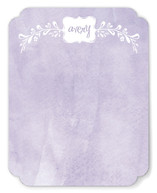 Watercolored Flower Frame Children's Personalized Stationery