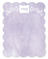 Watercolored Flower Frame Children's Personalized Stationery