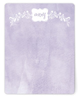 Watercolored Flower Frame Children's Personalized Stationery