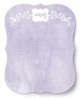 Watercolored Flower Frame Children's Personalized Stationery