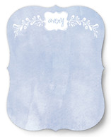 Watercolored Flower Frame Children's Personalized Stationery