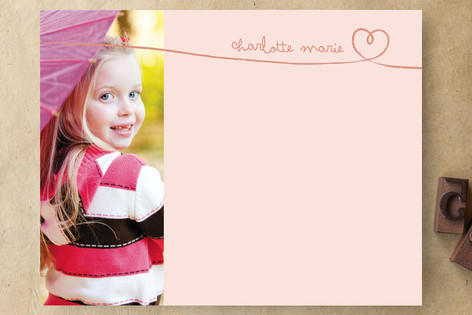Sweetheart by Hand Children's Personalized Stationery