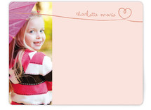 Sweetheart by Hand Children's Personalized Stationery
