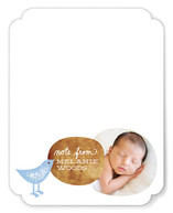 Note with Beeping Bird Children's Personalized Stationery