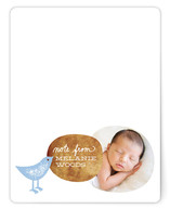Note with Beeping Bird Children's Personalized Stationery