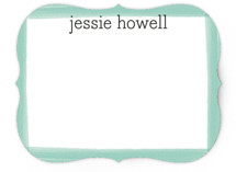 Brush Strokes Children's Personalized Stationery