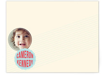 Simple Badge Children's Personalized Stationery