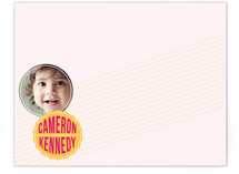 Simple Badge Children's Personalized Stationery
