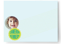 Simple Badge Children's Personalized Stationery