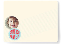 Simple Badge Children's Personalized Stationery