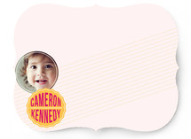 Simple Badge Children's Personalized Stationery