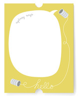 Hello... Can You Hear Me? Children's Personalized Stationery