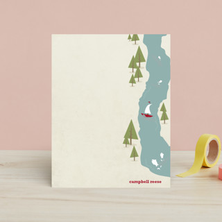 Fish Tales & Campfires Children's Personalized Stationery