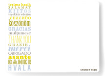 Many Thanks from Around the World Children's Personalized Stationery