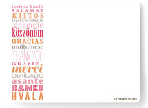 Many Thanks from Around the World Children's Personalized Stationery